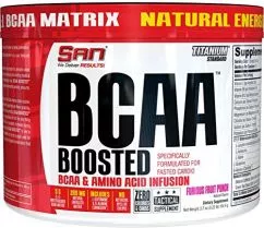 Амінокислота SAN BCAA Boosted 104.4 г Furious fruit punch (672898413684)