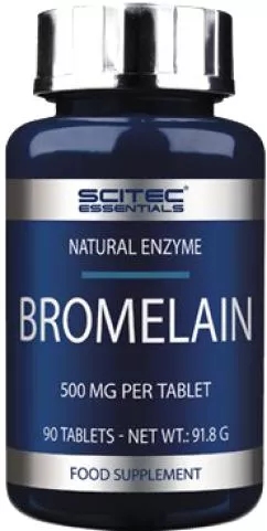 Жироспалювач Scitec Essentials Bromelain 90 таблеток (728633102785)