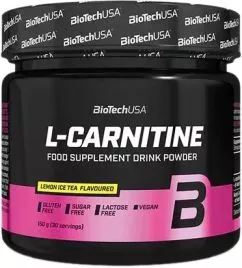 Карнітин Biotech L-Carnitine Drink Powder 150 г лимон-холодний чай (5999076245574)