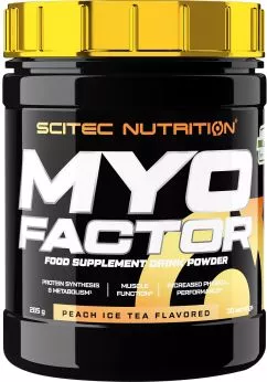 Предтренік Scitec Nutrition MyoFactor 285 г Холодний чай - персик (5999100028784)