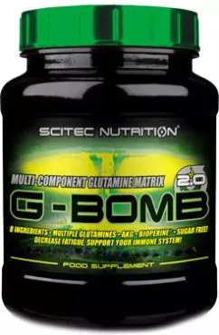 Глутамін Scitec Nutrition G-bomb 2.0 500 г Апельсиновий сік(5999100000902)
