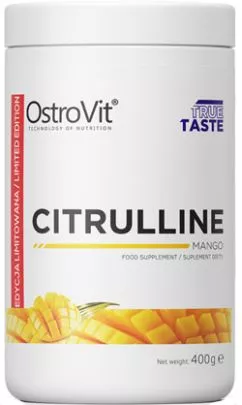 Передтренувальний комплекс OstroVit Citrulline 400 г манго (5903246227369)
