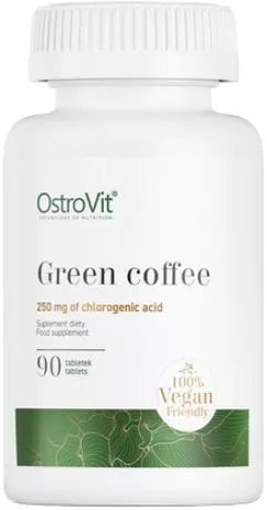 Передтренувальний комплекс OstroVit Green Coffee 90 таб (5902232610994)