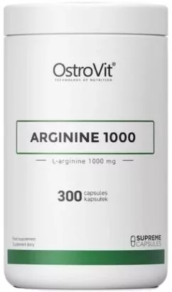 Передтренувальний комплекс OstroVit Supreme Capsules Arginine 1000 300 капс (5903246226102)