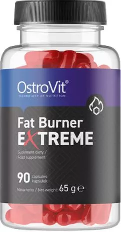 Жироспалювач OstroVit Fat Burner eXtreme 90 капсул (5903246224252)