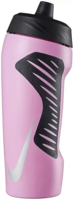 Пляшка для води Nike N.000.3177.682.18 Hyperfuel Bottle 18OZ 532 мл Рожево-чорна Унісекс (887791328441)