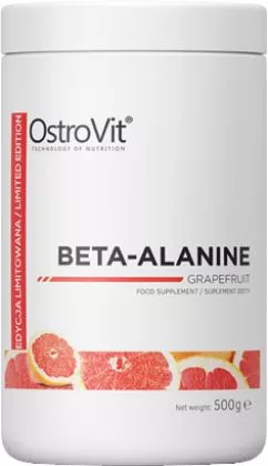Передтренувальний комплекс OstroVit Beta-Alanine 500 г Грейпфрут (5903933900049)