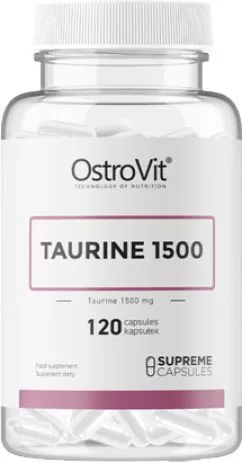 Передтренувальний комплекс OstroVit Supreme Capsules Taurine 1500 мг 120 капсул (5903246228359)