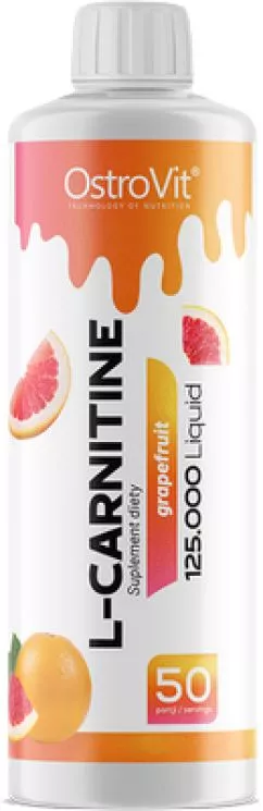 Карнітин OstroVit L-Carnitine 125.000 liquid 500 мл Грейпфрут-лимон (5903933910093)