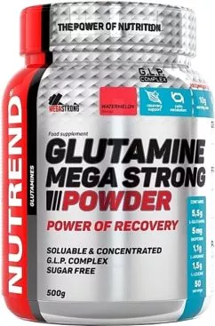 Амінокислота Nutrend Glutamine Mega Strong Powder 500 г Груша (8594073178497)