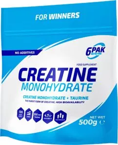 Креатин 6PAK Creatine Monohydrate 500 г Натуральный (5906660531500)