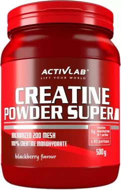 Креатин ActivLab Creatine Powder Super 500 г черная смородина (5907368875057)