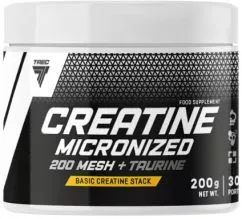 Креатин мікронізований Trec Nutrition Creatine Micronized 200 Mesh + Taurine 200 г (5902114044435)