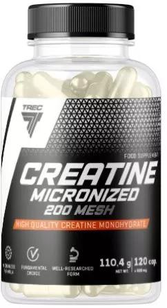 Креатин мікронізований Trec Nutrition Creatine Micronized 200 Mesh 120 капсул (5902114043995)