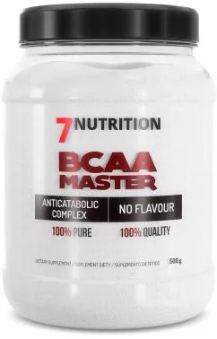 Аминокислота 7Nutrition BCAA Master 500 г Натуральный вкус (5903111089252)