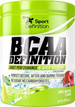Аминокислота Sport Definition BCAA 465 г Яблоко-Персик (5902811801393)