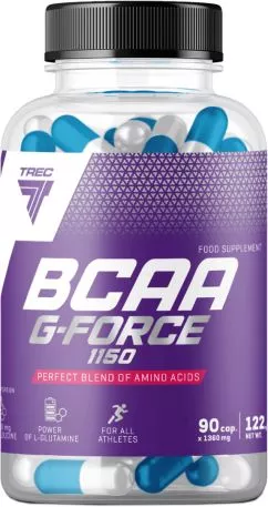 Аминокислота Trec Nutrition BCAA G-Force 1150 90 капсул (5902114017392)