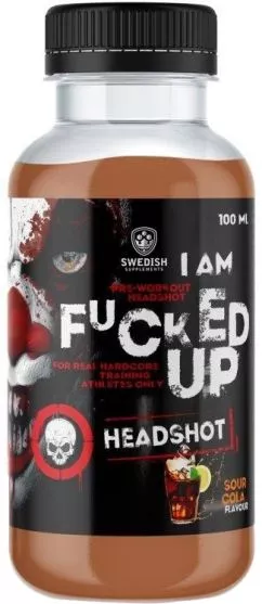 Энергетик Swedish Supplements Fucked Up Headshot 1*100 мл Sour cola (7350069382443)