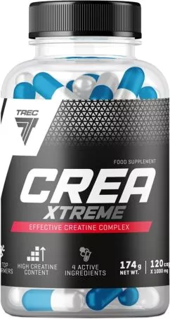 Креатиновый комплекс Trec Nutrition Crea Xtreme 120 капсул (5902114018306)
