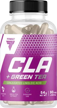 линолевая кислота + зеленый чай Trec Nutrition CLA + Green Tea 90 капсул (5902114018795)