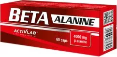 Аминокислота Бета-аланин ActivLab Beta Alanine 60 капсул (5907368836560)