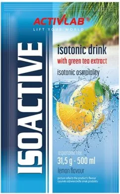 Изотоник ActivLab Isoactive 31.5 г Зеленый чай-лимон (5907368827803)