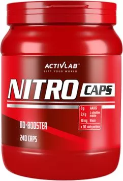 Предтренировочный комплекс ActivLab Nitro Caps 240 капсул (5907368855158)