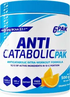 Аминокислотный комплекс 6PAK Anticatabolic Pak 500 г Апельсин (5906660531173)