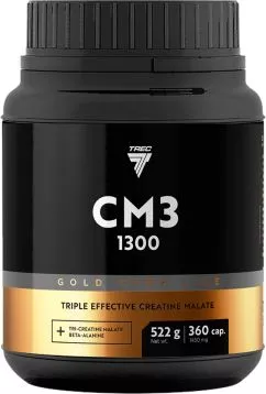 Креатин малат Trec Nutrition Gold Core CM3 1300 360 капсул (5902114019167)