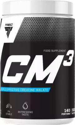 Креатин Trec Nutrition CM3 Powder 500 г Біла кола (5902114018849)