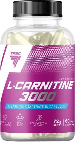 Жиросжигатель Trec Nutrition L-Carnitine 3000 60 капсул (5902114018856)