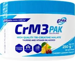 Креатин 6PAK Nutrition CrM3 PAK 250 г вишня-лимон (5906660531029)