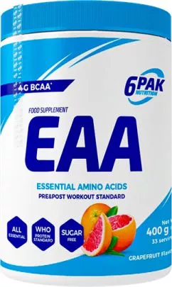 Диетическая добавка 6PAK Nutrition EAA 400 г Грейпфрут (5902811810548)