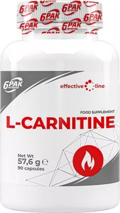 Амінокислота 6PAK Nutrition L-карнітин 90 до (5902811814393)
