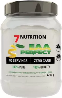 Аминокислота добавка диетическая 7nutrition EAA Perfect 480 г Лимон (5901597314271)