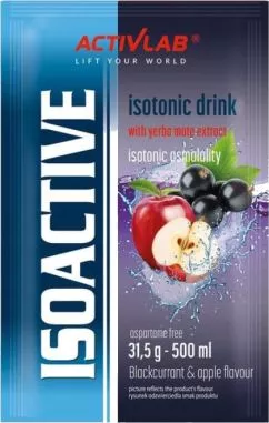 Изотонический напиток ActivLab Isoactive функциональный Черная смородина-яблоко 31.5 г (5907368811611)
