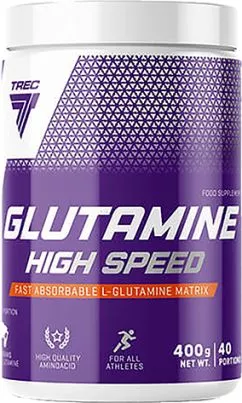Амінокислота Trec Nutrition GLUTAMINE HIGH SPEED 400 г Вишня-Чорна смородина (5902114040406)