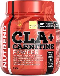 Жироспалювач Nutrend CLA + Carnitine Powder 300 г ананас-Груша (8594014862140)