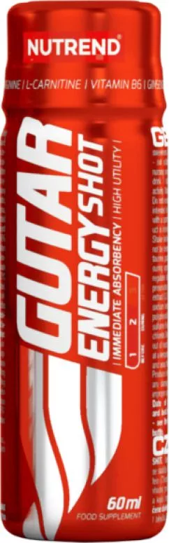 Энергетический напиток Nutrend Gutar Shot 60 мл (8594073175304)