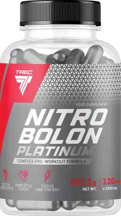 Предтренировочный комплекс Trec Nutrition Nitrobolon Platinum 120 капсул (5902114015176)