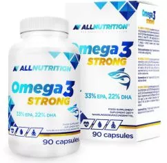 Пищевая добавка Allnutrition Omega 3 Strong 90 капсул для зрения (5902837729244)
