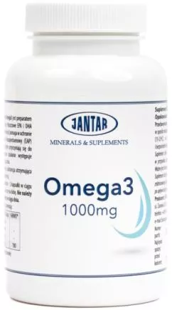 Пищевая добавка Jantar Omega 3 1000 мг 90 капсул для сердца и мозга (5907527950397)
