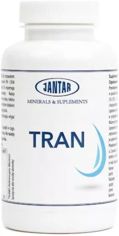 Харчова добавка Jantar Тран 90 капсул для імунітету до жирних кислот (5907527950441)