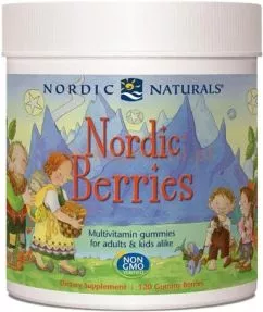 Харчова добавка Nordic Naturals Nordic Berries 120 жувальних цукерок (768990301209)