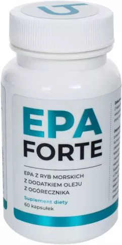 Пищевая добавка Visanto Epa Forte 60 капсул Поддерживает работу сердца (5907709751040)