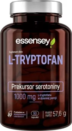 Амінокислота ESSENSEY L-триптофан 1000 мг 90 к (5902114043100)