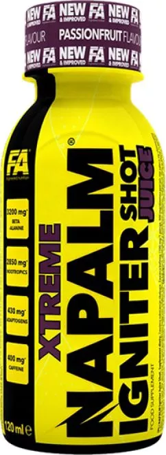 Предтренировочная добавка FA Nutrition Xtreme Napalm Juice Shot 120 мл маракуя (5902448266466)