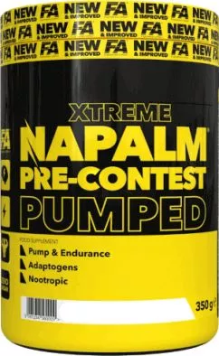 Предтренировочная добавка FA Nutrition Xtreme Napalm Pre-Contest Pumped 350 г Драконовый фрукт