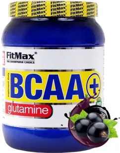 Амінокислота Fitmax Bcaa + Glutamine 600 г Jar Чорна смородина (5907776170737)