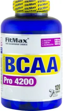 Амінокислота FitMax BCAA PRO 4200 120 т (5908264416764)